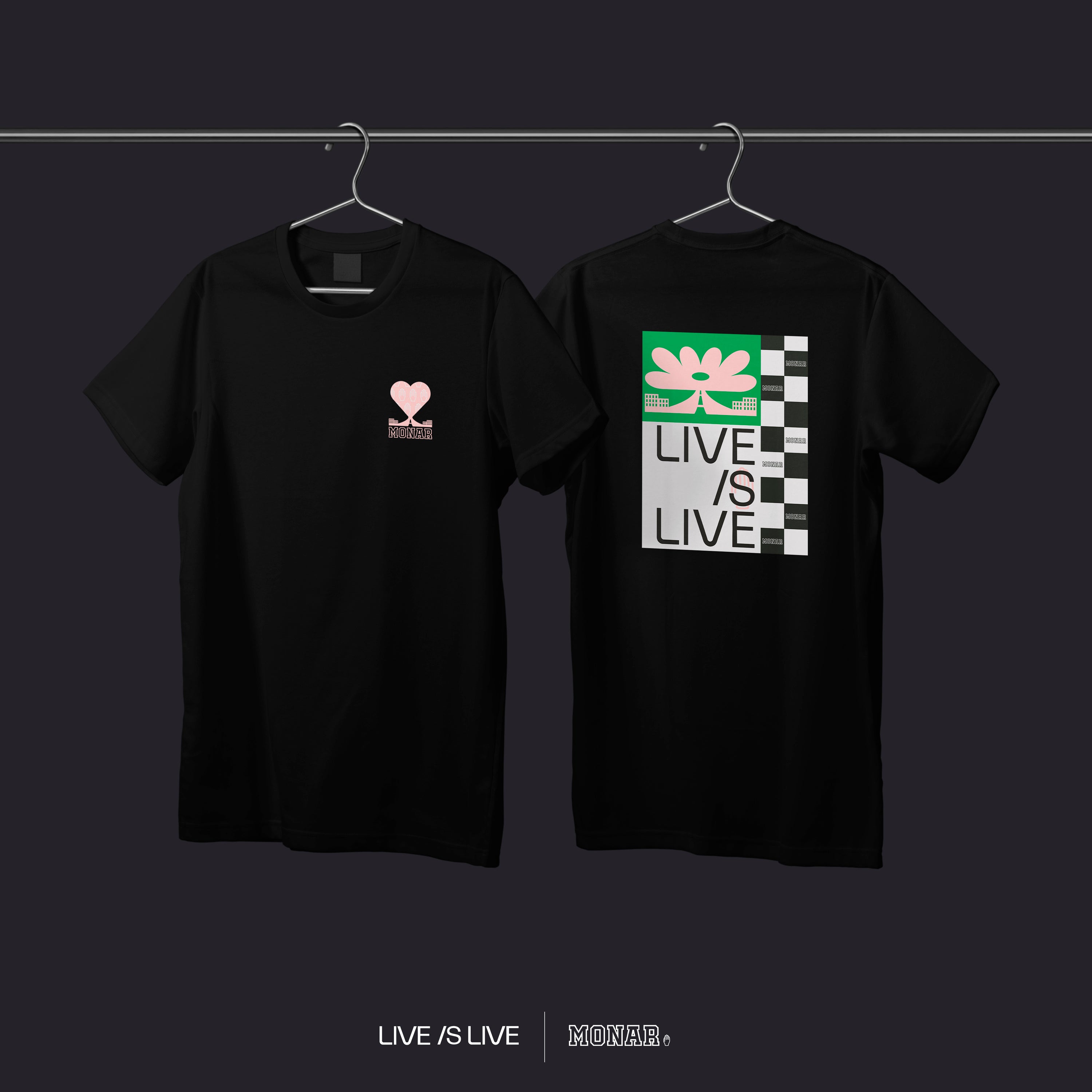 Live /s Live T-Shirt Black